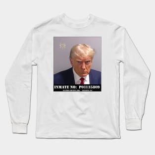 TRUMP MUG SHOT Long Sleeve T-Shirt